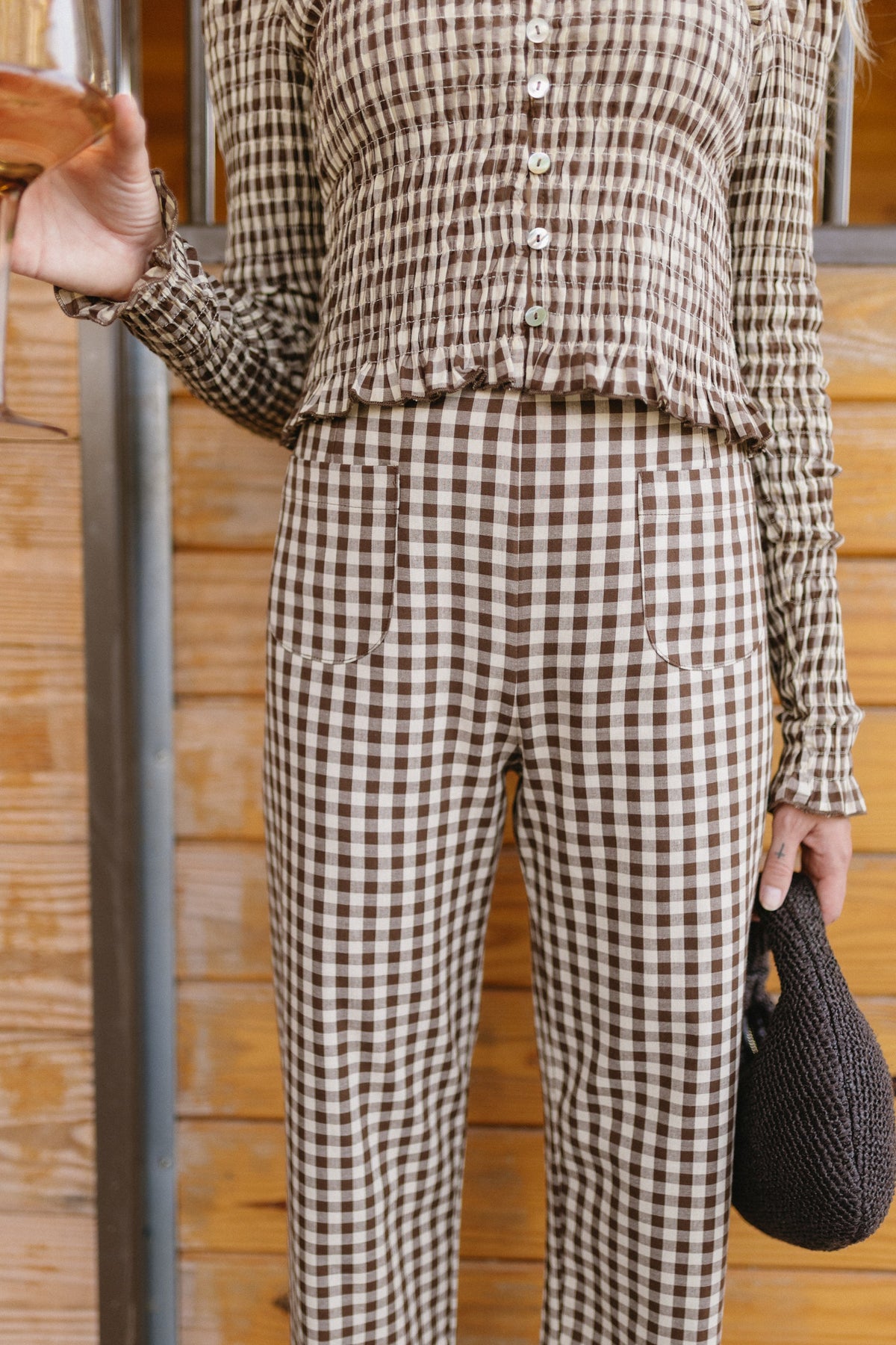 Astrid Gingham Pants