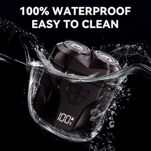 Mini X Electric Shaver for Men, Cordless Rechargeable Travel Razor, Waterproof Wet and Dry Beard Shaver