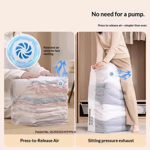 Vacuum Compression Bags – Thickened, Airtight Bags for Packing Clothes
