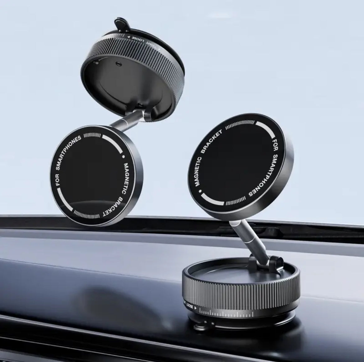 Multifunctional, fully rotatable vacuum suction cup phone holder—suitable for various scenarios.