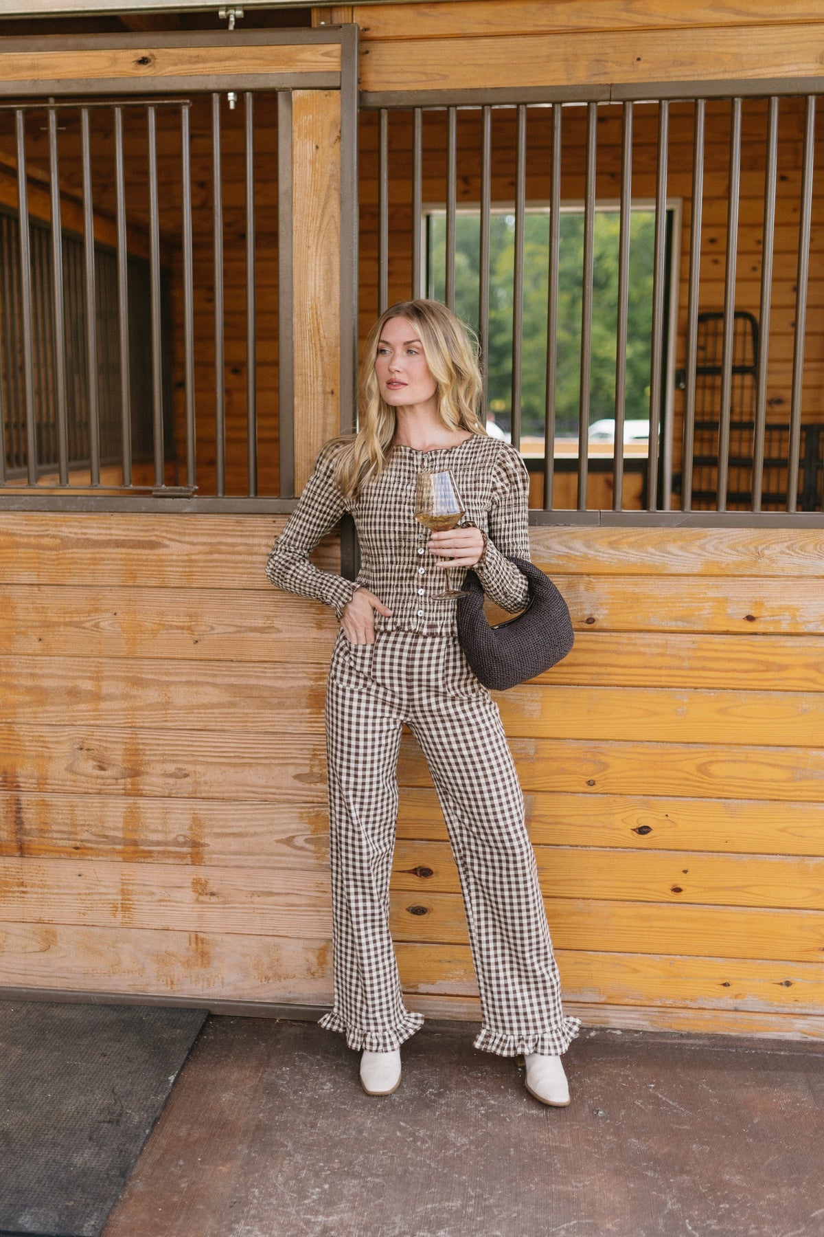 Astrid Gingham Pants