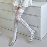 Thin Cutout Lace Stockings